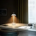 SIGOR battery table lamp NUDIDEROT with hook, CCT Switch, with touch dimmer IP54, snow white dimmable