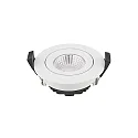 recessed luminaire DILED 68 swivelling IP20, white dimmable 6W 380lm 3000K 36° 36° CRI 95