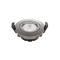 recessed luminaire DILED 68 swivelling, Dim-To-Warm IP30, chrome, black dimmable 6W 360lm 2100-2700K 36° 36° CRI 95
