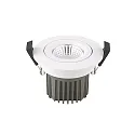 recessed luminaire DILED 68 swivelling IP20, white dimmable 10W 640lm 2700K 36° 36° CRI 95