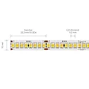 SIGOR LED Strip PRO LED, 21,6W/m, 2700K, 5m, 240 LED/m, IP20, 24V, 2722lm, Ra90