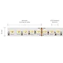 SIGOR LED Strip RGB/TW, 32W/m, RGB/2300+6500K, 5m, 210 LED/m, IP20, 24V, 1662lm, Ra80