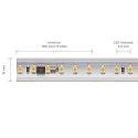 SIGOR High voltage LED Strip, 120 LED/m, 25m roll, 120°, 8W/m, IP65, 4000K