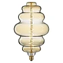 LED Decorative Spiral Filament light bulb GIANTLAMPE NEST GOLD, 230V, Ø 20cm / L 30.8cm, E27, 6W 2100K 320lm 360°, CRI 90