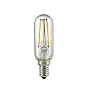 LED Filament light bulb TUBE T25, 230V, Ø 2.5cm / L 9.7cm, E14, 4.5W 2700K 470lm 300°, dimmable, clear