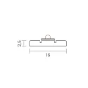 SIGOR Alu mounting track 16 - for LED Strips up to 1.6cm width, length 100cm