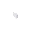 Endcap for Surface profile 15, flush, with hole