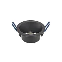 recessed luminaire set back GU5,3 IP20, black