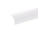Cover for Corner profile 10, square, length 100cm, matt