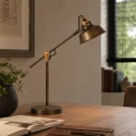 Mexlite table lamp NOVE 1 flame E27 IP20, bronze dimmable