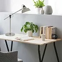 Mexlite table lamp NOVÉ rotatable, tiltable E27 IP20, green dimmable