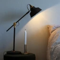Mexlite Table lamp NOVÉ, 1 flame, black