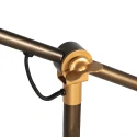 Mexlite floor lamp NOVE 1 flame E27 IP20, bronze dimmable