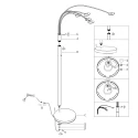 Mexlite floor lamp SYNNA IP20, dimmable
