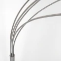 floor lamp SYNNA 5 flames, rotatable, with flex arm, direct / indirect, with cord dimmer IP20