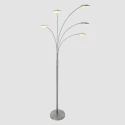 floor lamp SYNNA 5 flames, rotatable, with flex arm, direct / indirect, with cord dimmer IP20