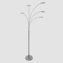 floor lamp SYNNA 5 flames, rotatable, with flex arm, direct / indirect, with cord dimmer IP20