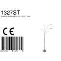 floor lamp SYNNA 5 flames, rotatable, with flex arm, direct / indirect, with cord dimmer IP20