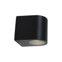 Steinhauer Outdoor wall luminaire LOGAN, 1 flame, GU10, round, black