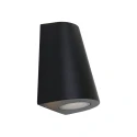 Steinhauer Outdoor wall luminaire LOGAN, 2 flames, GU10, oval, black