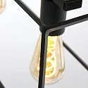 Mexlite Mexlite Pendant luminaire BUCKLEY, 4 flames, black