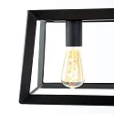 Mexlite Mexlite Pendant luminaire BUCKLEY, 4 flames, black