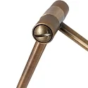 Steinhauer Floor lamp ZODIAC LED, 2 flames, with reading arm, bronze