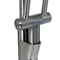 Steinhauer Steinhauer Floor lamp ZODIAC LED, 2 flames, with reading arm, silver