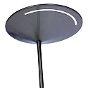 Steinhauer Steinhauer Floor lamp ZODIAC LED, 2 flames, with reading arm, silver