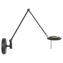 Steinhauer Steinhauer Wall luminaire ZODIAC LED, 1 flame, black
