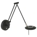 Steinhauer Steinhauer Wall luminaire ZODIAC LED, 1 flame, black