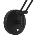 Steinhauer Steinhauer Wall luminaire ZODIAC LED, 1 flame, black