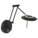 Steinhauer Steinhauer Wall luminaire ZODIAC LED, 1 flame, black
