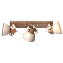 ceiling luminaire GEARWOOD 3 flames E27 IP20, creme dimmable