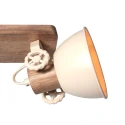 Mexlite ceiling luminaire GEARWOOD 3 flames E27 IP20, creme dimmable