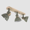 Mexlite Mexlite Spot GEARWOOD, 3 flames, green