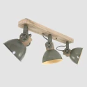 Mexlite Mexlite Spot GEARWOOD, 3 flames, green