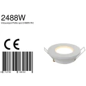 recessed luminaire PÉLITE SPOT round, rigid, with open cable GU10 IP44
