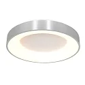 Steinhauer ceiling luminaire RINGLEDE - Ø 38CM round, medium, direct / indirect IP20, silver brushed dimmable