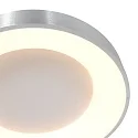 Steinhauer ceiling luminaire RINGLEDE - Ø 38CM round, medium, direct / indirect IP20, silver brushed dimmable
