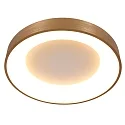 Steinhauer ceiling luminaire RINGLEDE - Ø 48CM large, round, direct / indirect IP20, gold dimmable