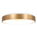 Steinhauer ceiling luminaire RINGLEDE - Ø 48CM large, round, direct / indirect IP20, gold dimmable