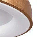 Steinhauer ceiling luminaire RINGLEDE - Ø 48CM large, round, direct / indirect IP20, gold dimmable