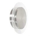 Steinhauer wall and ceiling luminaire LIDO round, adjustable, indirect, perforated IP20, steel brushed dimmable