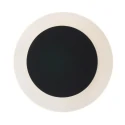 wall and ceiling luminaire LIDO round, adjustable, indirect, perforated IP20, black matt dimmable
