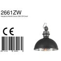 Mexlite Mexlite Pendant luminaire GAEVE, 1 flame, black
