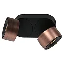 Mexlite ceiling luminaire FEZ BLACK IP20, dimmable