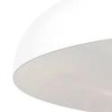 Steinhauer pendant luminaire KRISIP down, 1 flame, flat E27 IP20, white matt dimmable