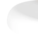 Steinhauer pendant luminaire KRISIP down, 1 flame, flat E27 IP20, white matt dimmable