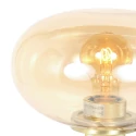Steinhauer table lamp REFLEXION 1 flame E27 IP20, brass dimmable